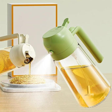2 in 1 Oil Sprayer Bottle Kitchen Tool for Cooking