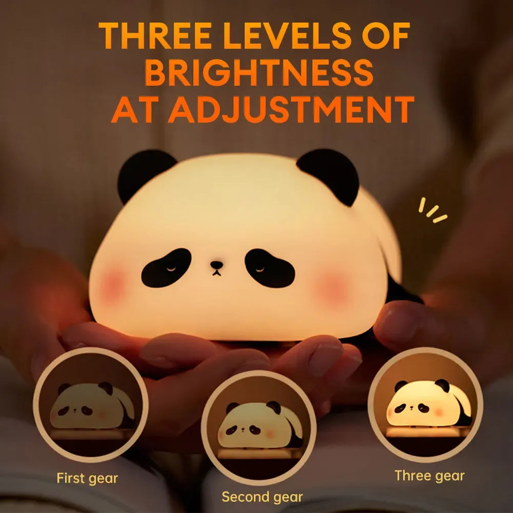 Cute Panda Night Light Silicone Soft-Lamp